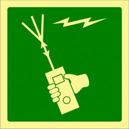 SEÑAL VINILO LUMINISCENTE OMI                                                                                                                                                                                                                             